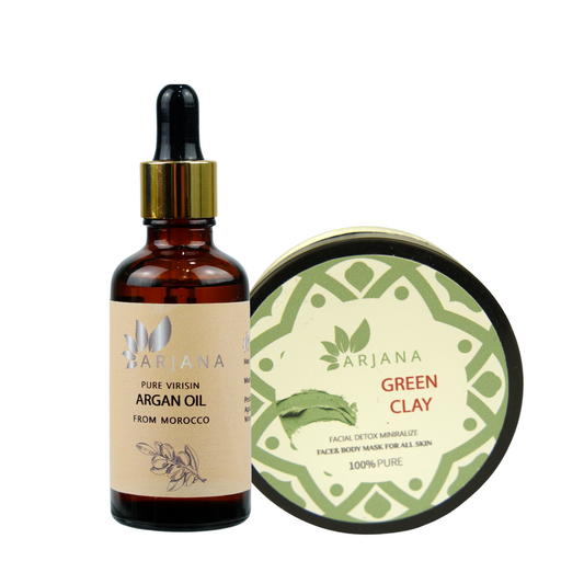 Moroccan Argan Oil + Moroccan Green Clay