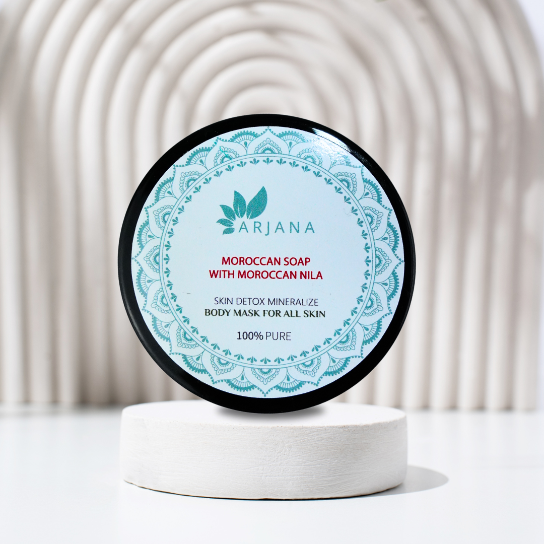 100% Natural Moroccan Soap with Moroccan Nila