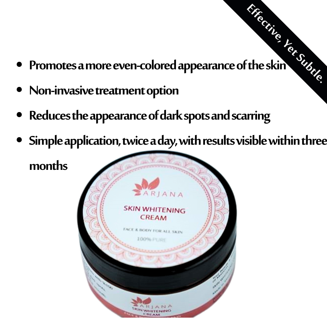 100% Natural Arjana Skin Whitening Cream