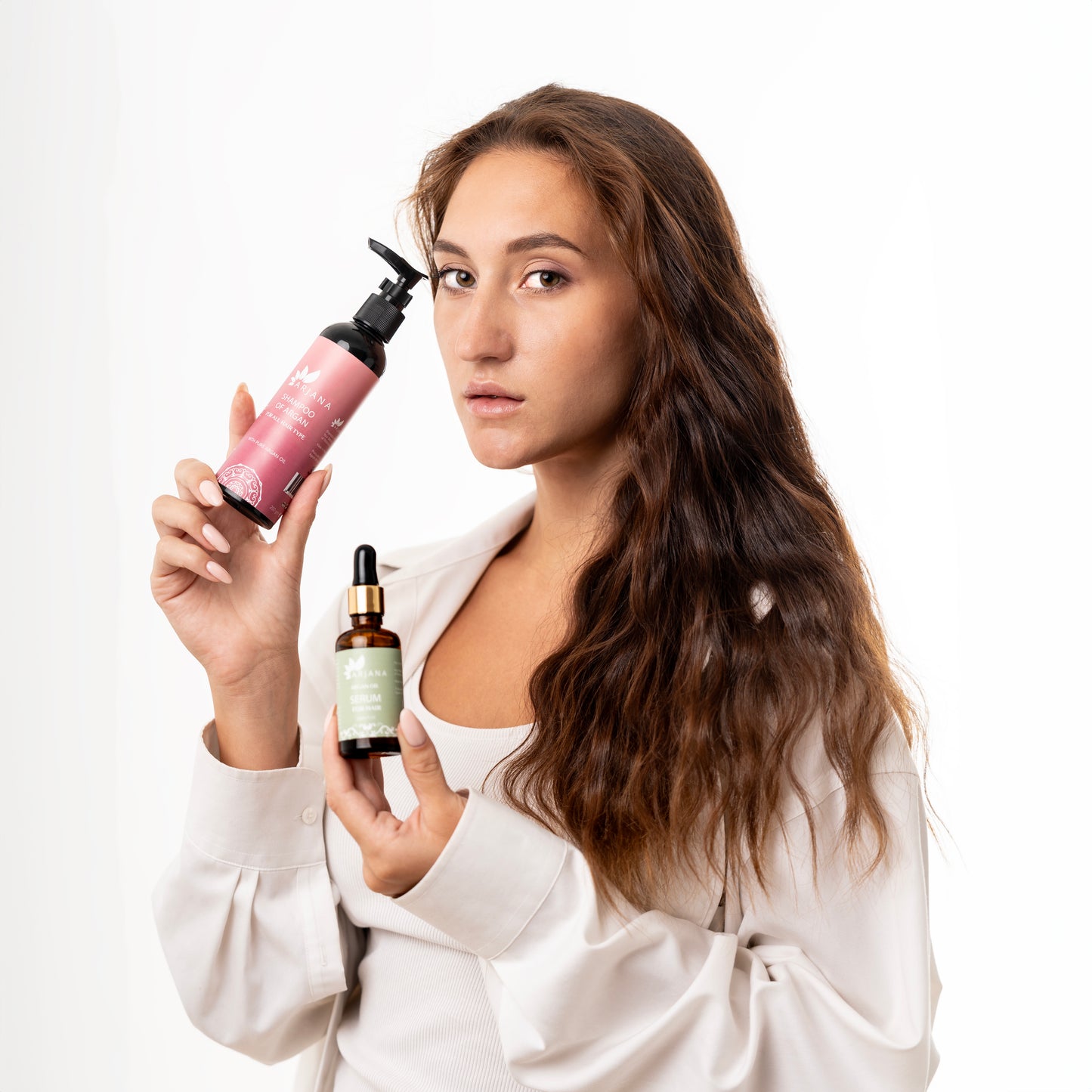 Shampoo of Argan + Pure Argan Oil Serum for Hair