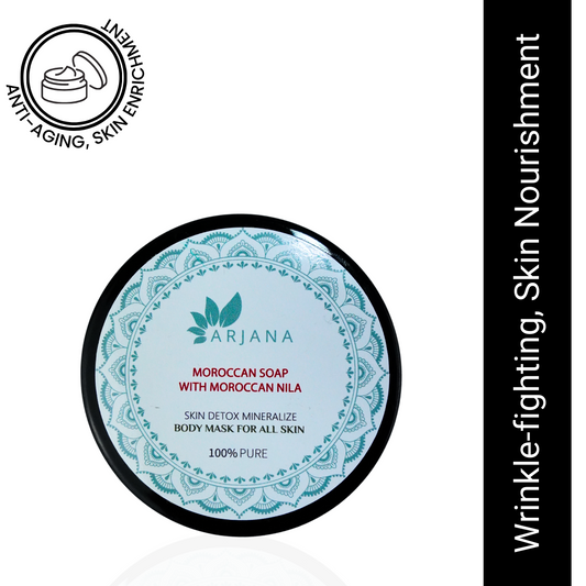 100% Natural Moroccan Soap with Moroccan Nila
